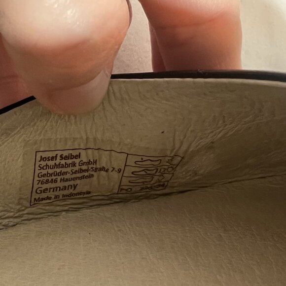 Josef Seibel Women’s 41 Fiona Shoes Size 9.5 Black Leather Ballerina Pump - Picture 9 of 16